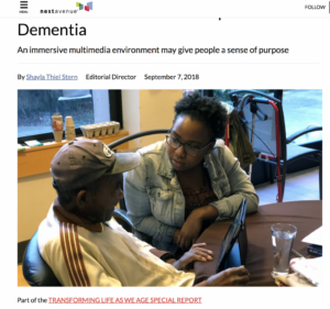 PBS's online journal, 'Next Avenue', profiles Mentia